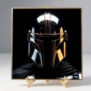 5D DIY Haft diamentowy Star Wars Mandalorianin (portret) 50x50cm