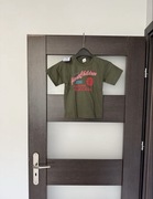 T-shirt chłopięcy z nadrukiem nowy khaki rozmiar 110