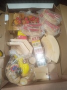 Drewniana kolejka trasa kolejowa 