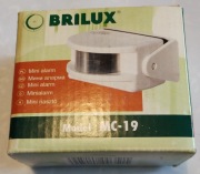 Kompaktowy mini alarm bezprzewodowy z dedekcja ruchu Brilux MC-19