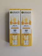 Garnier Vitamin C SPF 50 niewidoczny - invisible 2 sztuki OKAZJA NOWE! 