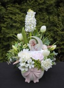 Stroik nagrobny dla dziecka, aniołek