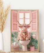 Plakat humstyczny do łazienki 