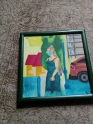 Obraz olejny. Andrzej Kur 