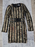 Sukienka cekiny + pasek