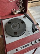 Adapter Unitra Bambino 4 oraz płyty pocztówkowe i małe winyle