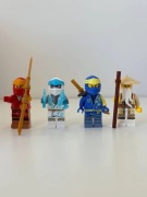 LEGO Ninjago minifigurki Kai, Zane, Jay, Wu Sensei Core