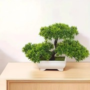 Sztuczne drzewko bonzai z trzema koronami