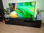 Szafka RTV IKEA BESTA 180cm czarnobraz