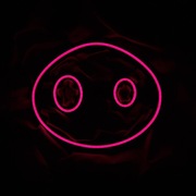 NEON ŚWINKA jak PEPPA lampa dekoracja