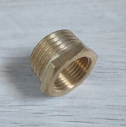 Redukcja mosiężna GZ 1/2" GW 3/8" Nowa