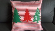 poduszka świąteczna 45cm x 45 cm handmade
