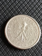sprzedam monete 20 groszy 2009 rok malo widoczna 2 w dacie