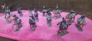 WOJNA SECESYJNA- FIGURKI SKALA 1:72 - KAWALERIA UNII I KONFEDERACJI 13 SZT.