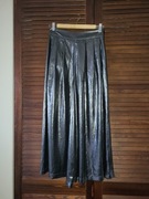 Lidia Kalita srebrne, szerokie spodnie roz. XS