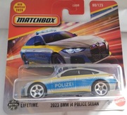 MATCHBOX 2023 BMW i4 Police Sedan