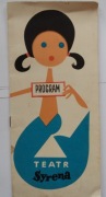 1966 rok program teatru muz Syrena Warszawa 