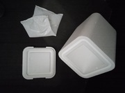 Solidny termobox lodówka pojemnik transportowy 20x20x33 gr4+1kg wkłady mroż