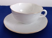 PORCELANA FREIBERGER FILIŻANKA + SPODEK