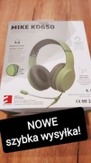 Nowe słuchawki MIKE KD650 z mikrofonem specjalne dla dzieci! Super Prezent!