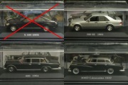 Mercedes Benz Collection 6 - IXO 1:43 W100, W140, W189
