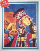 Zestaw do haftu krzyżykowego "Tybetańska dziewczyna "