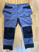 SPODNIE MONTERSKIE BLAKLADER D120 stalowo czarne 116-120 pas - do krawcowej