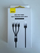 Kabel Baseus 3w1 – USB do Micro USB / Lightning / USB-C – 3.5A