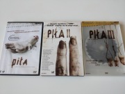 PIŁA 1,2,3 - POLSKIE WYDANIA- 3 DVD- POLSKI LEKTOR - PIŁA I, II, III