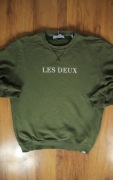 Bluza Les Deux r. XL zielona bez kaptura bawełniana męska 