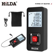 Cyfrowy dalmierz laserowy miernik miarka miara laser 50m HILDA