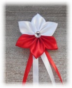 Kotylion narodowy BIAŁO CZERWONY  przypinka -11listopad- 3 maja