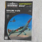 Samolot Nakajima Ki-27b Nate, 1:33, wyd. Answer, stan bardzo dobry