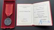 Medal 30 lat PRL z legitymacją w pudełku