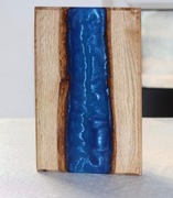 Deska dębowa z żywicą epoksydową 