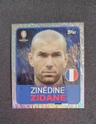 Naklejka Zinedine Zidane LEG 8 Topps euro 2024 