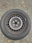 koła zimowe dunlop 195 65 15 + felgi stalowe VW audi seat skoda 