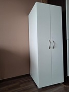 Biała wąska szafka robiona na wymiar 