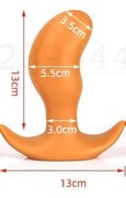 Dildo analne,waginalne buttplug miękkie 5,5 cm
