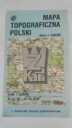 Mapa topograficzna arkusz Łeba N-33-XII i Lębork N-33-XVII