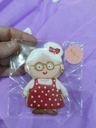 Ciastko miodowe lukrowane Babcia na Dzień Babci i Dziadka 