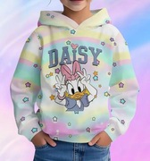 Nowa modna bluza z Daisy wielokolorowa 120 cm