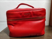 Duża czerwona kosmetyczka podróżna Puccini