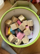 Klocki drewniane 100 szt