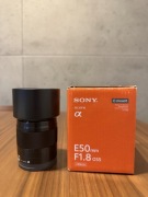 Obiektyw Sony E 50mm F1.8 Sony a7 mk III