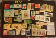 Znaczki Poczty Polskiej, abonament, rocznik 1972