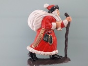 Figurka żeliwna Święty Mikołaj z lat 20 - tych, ładna ozdoba świąteczna