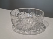 Kryształowa _ szklana miseczka _ salaterka _ owocarka _ PRL