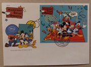 FDC Blok 246 B Fi: 4458 kas. [ ]. Magiczny świat Disneya.