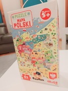 Puzzle Mapa Polski Czuczu 84 elementy
